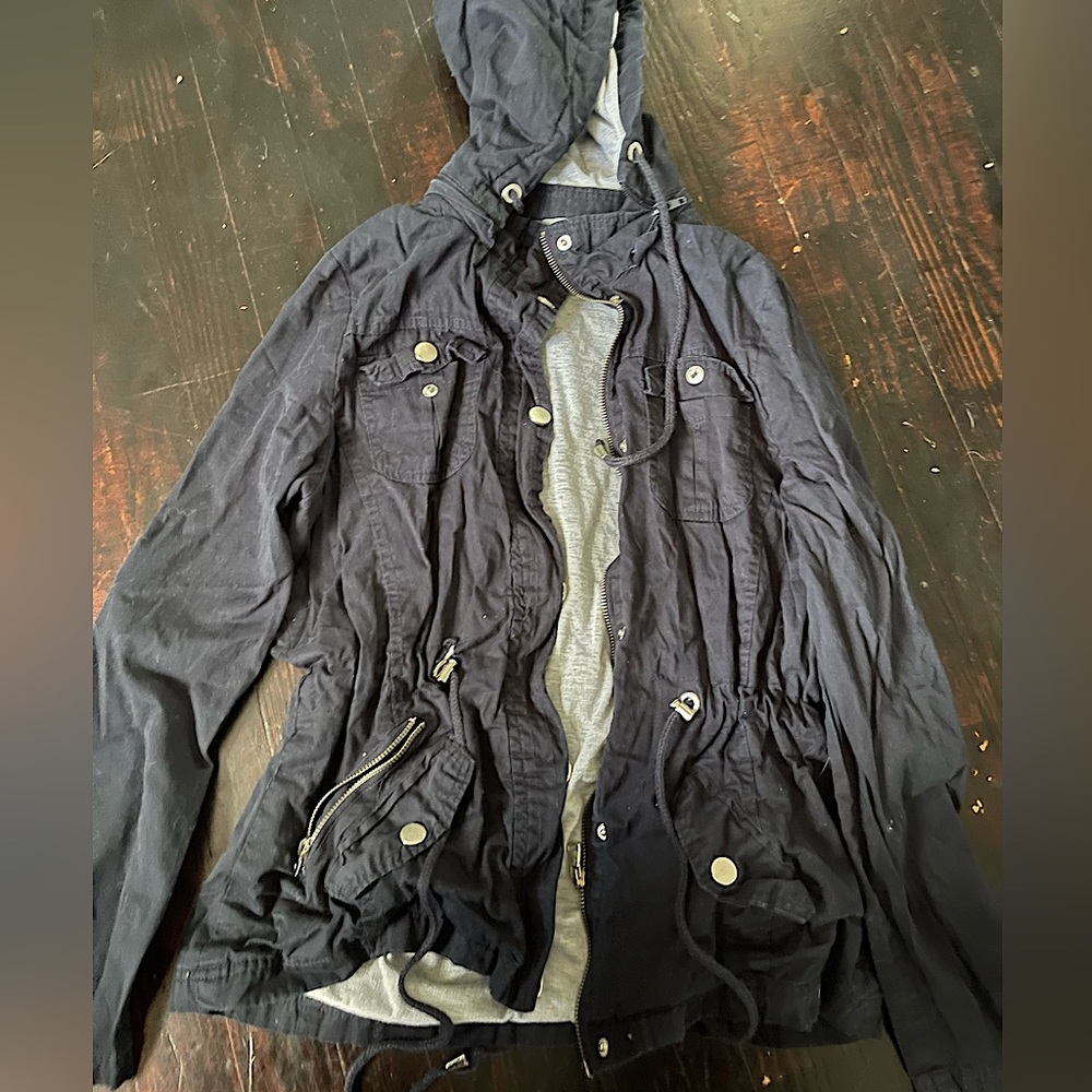 Navy blue YMI Jacket Size Medium
